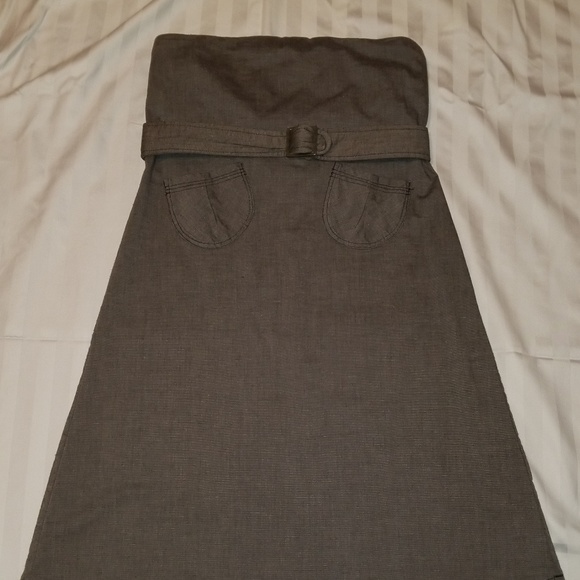 Melissa Bell Strapless, Pocketed Dress with Belt - Picture 1 of 3